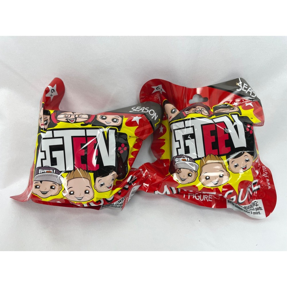 New FgTeev TEEV Season 2 Mystery Figure Bags Set of 2 - Picture 1 of 2